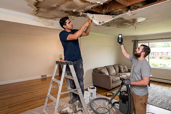 Ceiling Water Damage Restoration Peoria