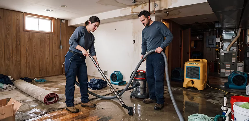 Frozen Pipe Burst Cleanup in Peoria